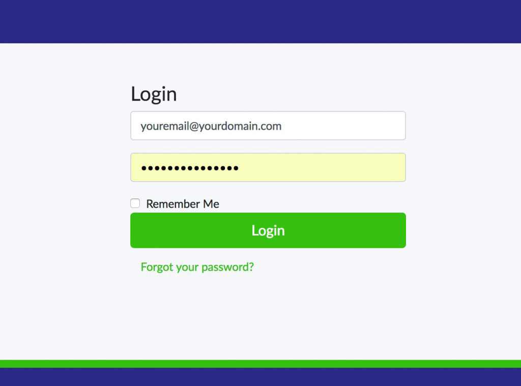 Register for an account and login